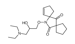 12-(3-Diethylamino-2-hydroxy-propoxy)-12-aza-dispiro[4.1.4.2]tridec-8-ene-6,13-dione Structure