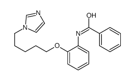 N-[2-(5-imidazol-1-ylpentoxy)phenyl]benzamide结构式