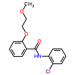 N-(2-Chlorophenyl)-2-(2-methoxyethoxy)benzamide结构式