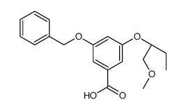 3-[(2S)-1-methoxybutan-2-yl]oxy-5-phenylmethoxybenzoic acid结构式