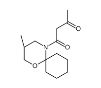 1-[(3S)-3-methyl-1-oxa-5-azaspiro[5.5]undecan-5-yl]butane-1,3-dione Structure