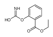 Benzoic acid, 2-((aminocarbonyl)oxy)-, ethyl ester structure