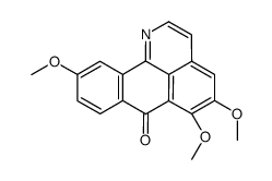 5,6,10-trimethoxy-7H-dibenzoquinolin-7-one Structure