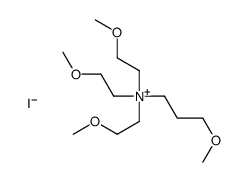 tris(2-methoxyethyl)-(3-methoxypropyl)azanium,iodide结构式