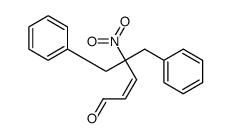 4-benzyl-4-nitro-5-phenylpent-2-enal Structure