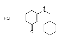 3-(cyclohexylmethylamino)cyclohex-2-en-1-one,hydrochloride Structure