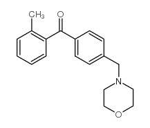 2-METHYL-4'-MORPHOLINOMETHYL BENZOPHENONE structure