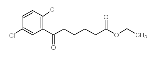 ethyl 6-(2,5-dichlorophenyl)-6-oxohexanoate结构式