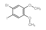 1-bromo-2-iodo-4,5-dimethoxybenzene structure