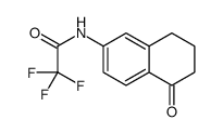 2,2,2-trifluoro-N-(5-oxo-5,6,7,8-tetrahydronaphthalen-2-yl)acetamide Structure