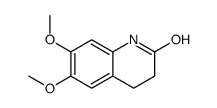 6,7-dimethoxy-3,4-dihydro-1H-quinolin-2-one结构式