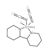 Tin,(2,2'-bipyridine-N,N')diiodobis(thiocyanato-N)- (9CI)结构式
