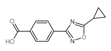 4-(5-cyclopropyl-1,2,4-oxadiazol-3-yl)benzoic acid picture