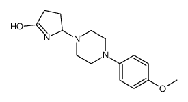 5-[4-(4-methoxyphenyl)piperazin-1-yl]pyrrolidin-2-one Structure