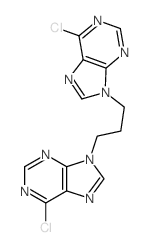 9H-Purine,9,9'-(1,3-propanediyl)bis[6-chloro- structure