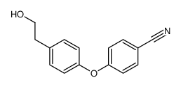 4-[4-(2-hydroxyethyl)phenoxy]benzonitrile结构式