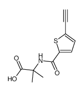 2-[(5-ethynylthiophene-2-carbonyl)amino]-2-methylpropanoic acid Structure