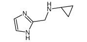 Cyclopropyl-(1H-imidazol-2-ylmethyl)-amine结构式