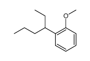 o-3-hexylanisole Structure