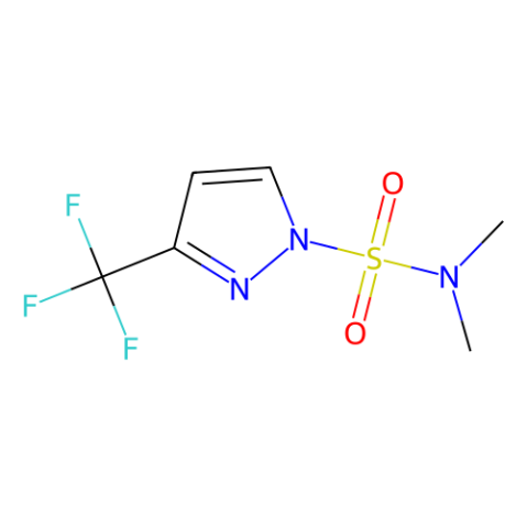 1H-Pyrazole-1-sulfonamide, N,N-dimethyl-3-(trifluoromethyl) structure