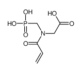 2-[phosphonomethyl(prop-2-enoyl)amino]acetic acid结构式