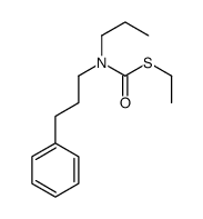 S-ethyl N-(3-phenylpropyl)-N-propylcarbamothioate Structure