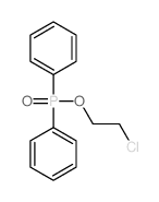 (2-chloroethoxy-phenyl-phosphoryl)benzene Structure