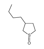 3-butylthiolane 1-oxide Structure