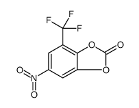 1,3-Benzodioxol-2-one, 6-nitro-4-(trifluoromethyl)结构式