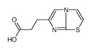 3-imidazo[2,1-b][1,3]thiazol-6-ylpropanoic acid Structure