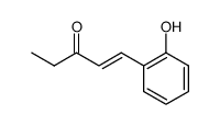 1-(2-hydroxy-phenyl)-pent-1-en-3-one结构式