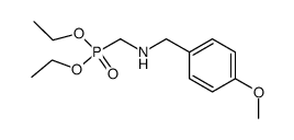 N-(diethoxyphosphinylmethyl)-4-methoxybenzylamine Structure