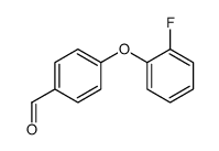 4-(2-fluorophenoxy)benzaldehyde structure