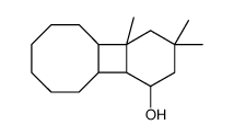 tetradecahydro-3,3,4a-trimethylbenzo[3,4]cyclobuta[1,2]cycloocten-1-ol structure