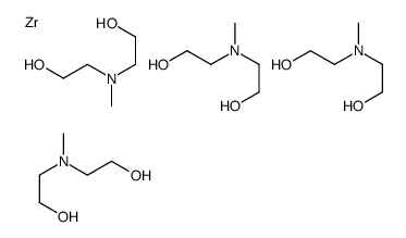 bis[[2,2'-(methylimino)bis[ethanolato]](1-)-N,O]bis[[2,2'-(methylimino)bis[ethanolato]](2-)-O]zirconium Structure
