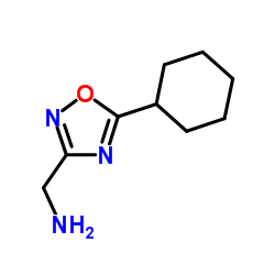 1-(5-Cyclohexyl-1,2,4-oxadiazol-3-yl)methanamine Structure