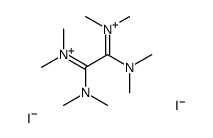 1,1,2,2-tetrakis(dimethylamino)ethane-1,2-bis(ylium) diiodide Structure