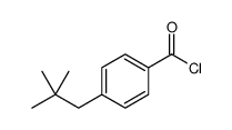 4-(2,2-dimethylpropyl)benzoyl chloride结构式