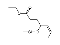 ethyl 4-trimethylsilyloxyhept-5-enoate Structure