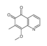 8-methoxy-7-methylquinoline-5,6-dione结构式