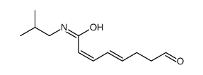 N-(2-methylpropyl)-8-oxoocta-2,4-dienamide结构式