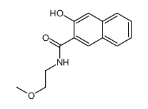 3-hydroxy-N-(2-methoxyethyl)naphthalene-2-carboxamide Structure