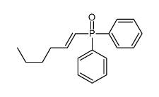 [hex-1-enyl(phenyl)phosphoryl]benzene Structure