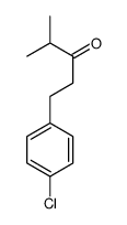 1-(4-chlorophenyl)-4-methylpentan-3-one结构式
