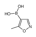 (5-Methyl-1,2-oxazol-4-yl)boronic acid结构式