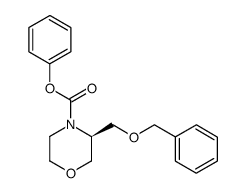 (S)-3-((benzyloxy)methyl)-4-(phenoxycarbonyl)morpholine Structure