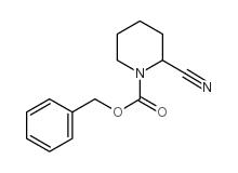 N-CBZ-2-哌啶甲腈结构式