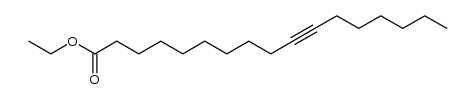 heptadec-10-ynoic acid ethyl ester Structure