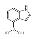 (1H-indazol-4-yl)boronic acid Structure