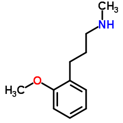 3-(2-Methoxyphenyl)-N-methyl-1-propanamine结构式